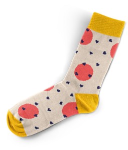 Skarpetki Pink Dots and hearts